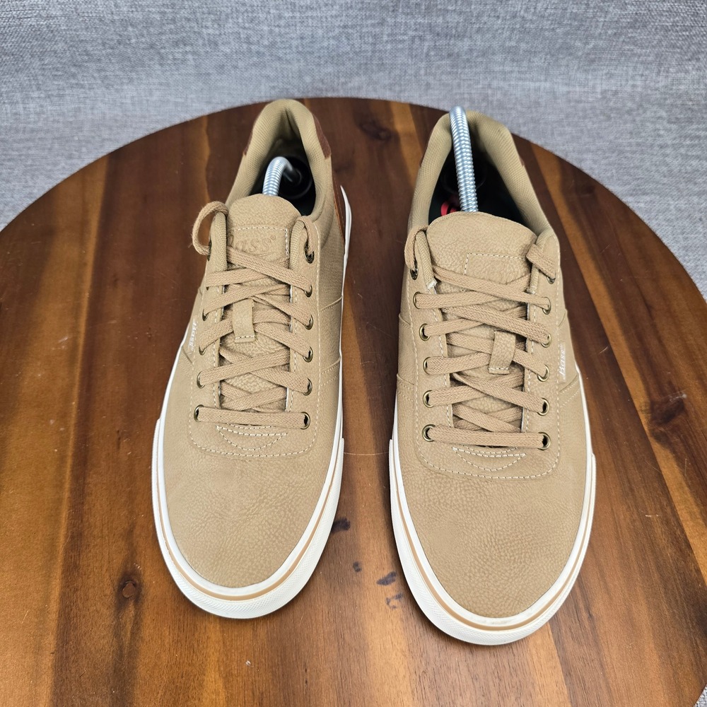 Bass Mens 7011252 Tan Brown Pebbled Synthetic Low Top Sneakers Size 10 US - Picture 4 of 14
